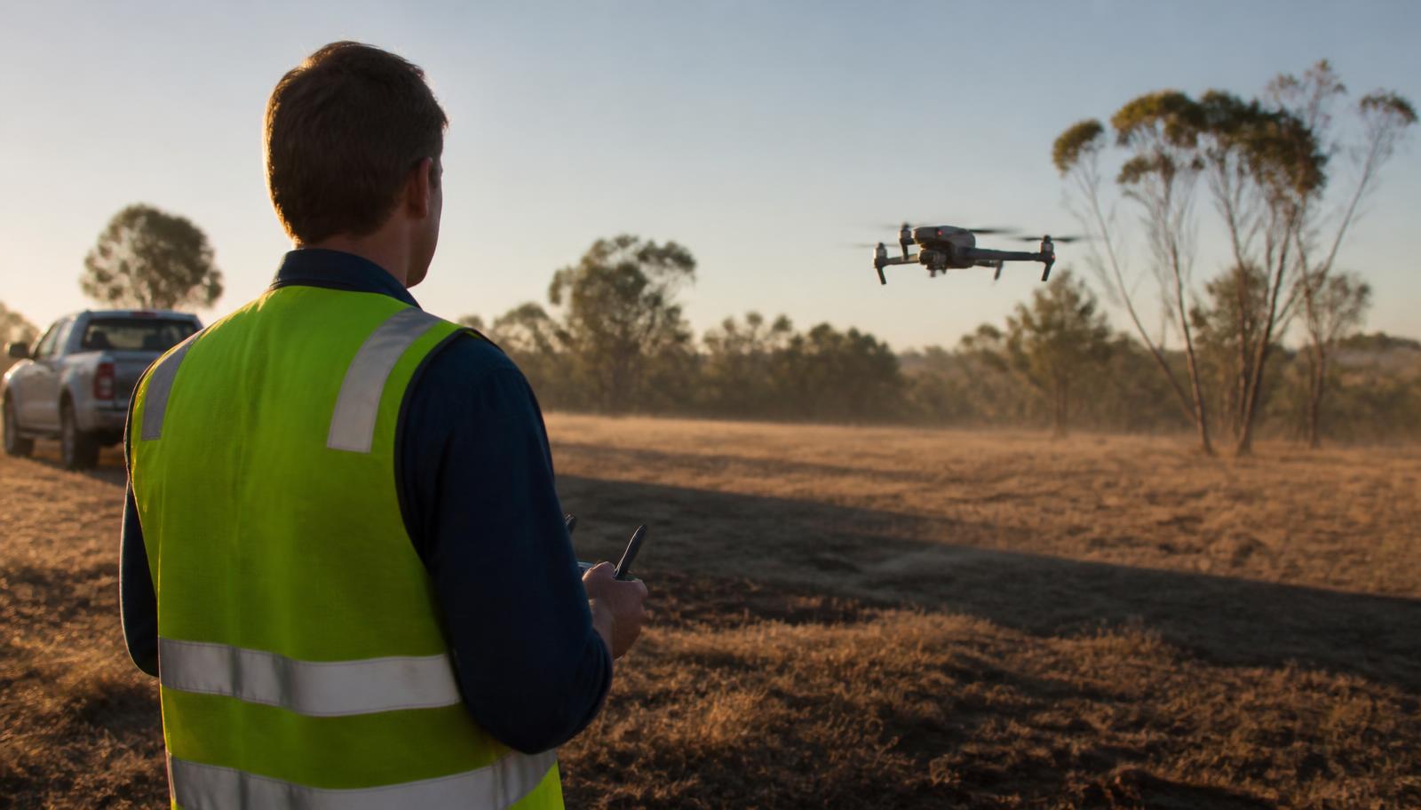 Regulatory documents representing the certification requirements for starting a commercial drone operation in Australia