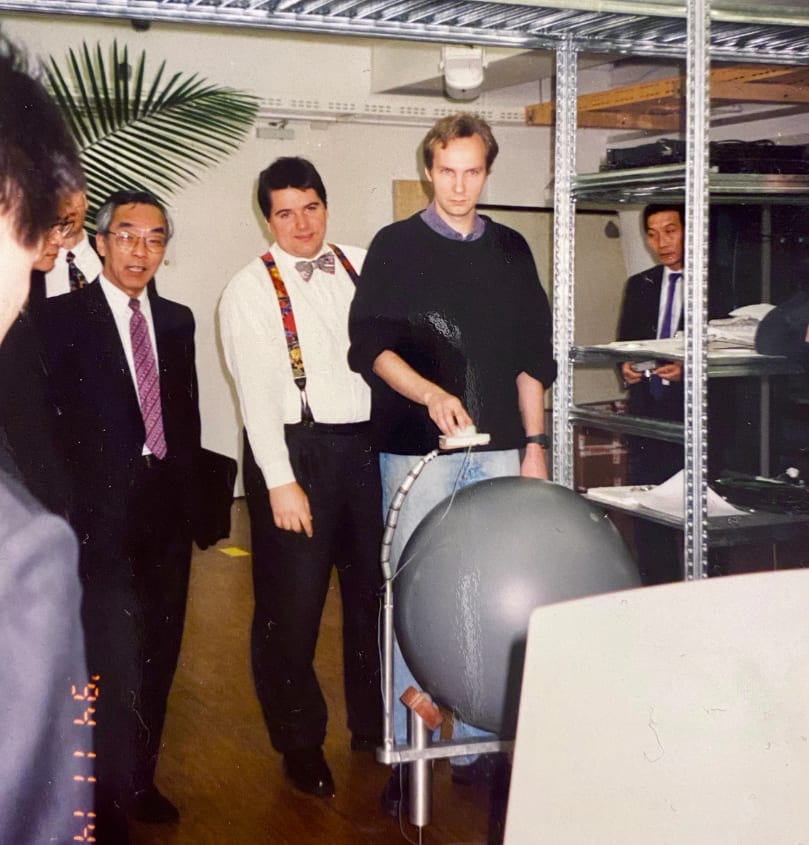 Axel Schmidt and Pavel Meyer showcase the Terravision project at their offices in 1994, the real IP story behind Netflix's The Billion Dollar Code